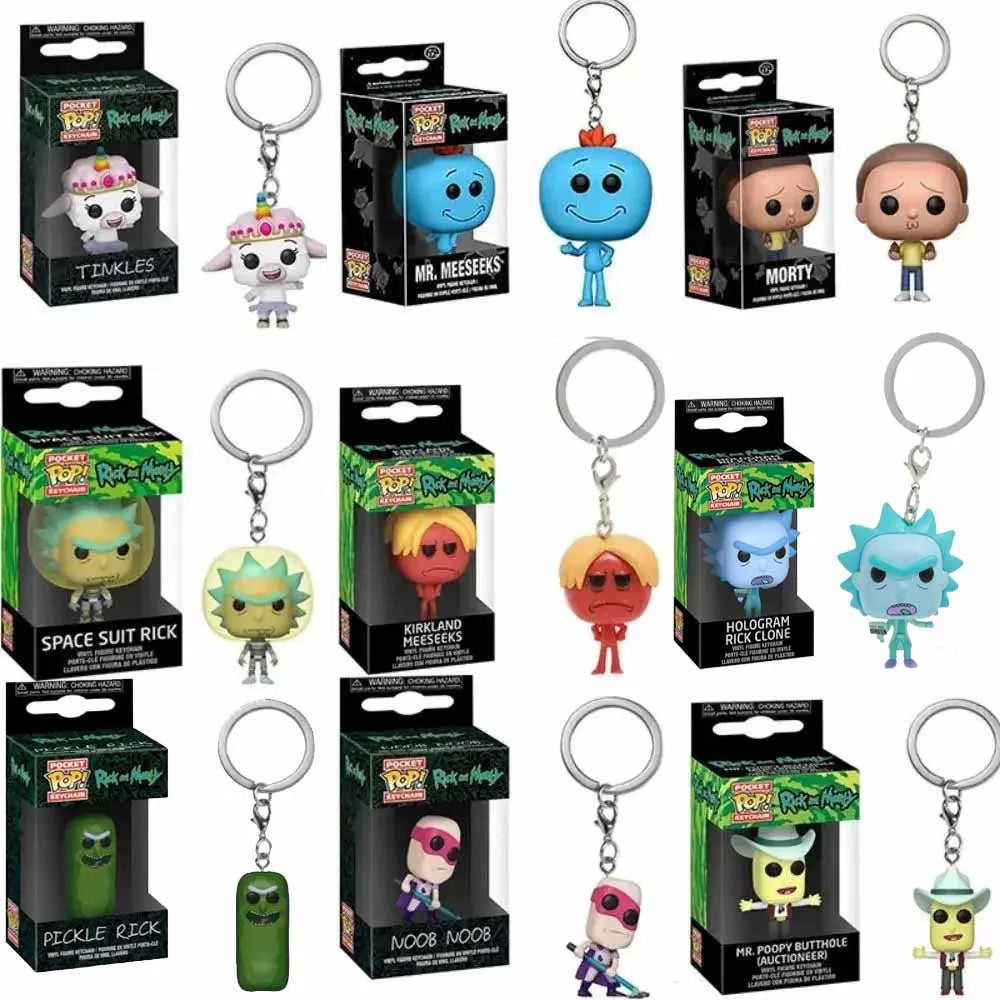 Rick and Morty Keychains